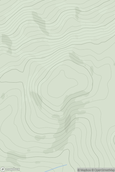 Thumbnail image for Creag Gharbh [Loch Tay to Perth] showing contour plot for surrounding peak